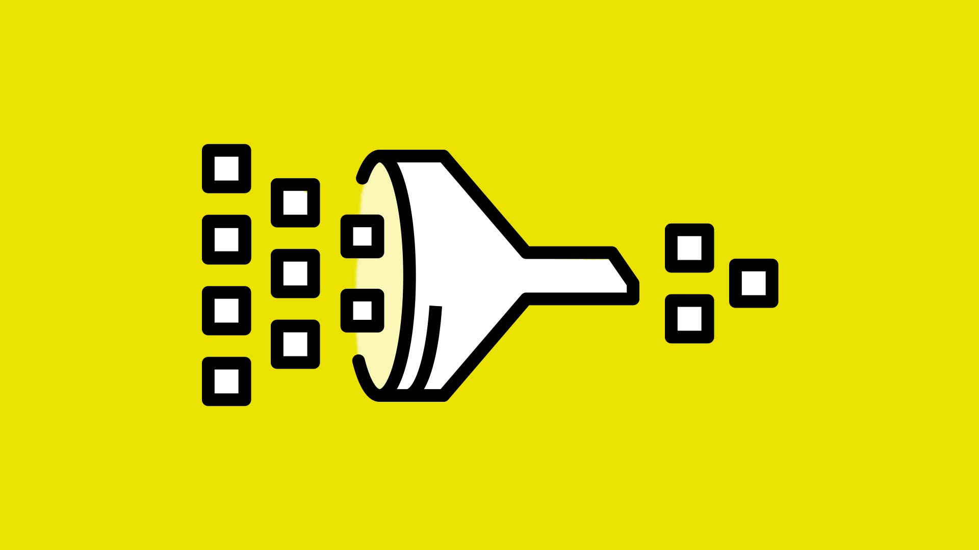 Symbolbild für Reduktion von Komplexität: Ein Filter